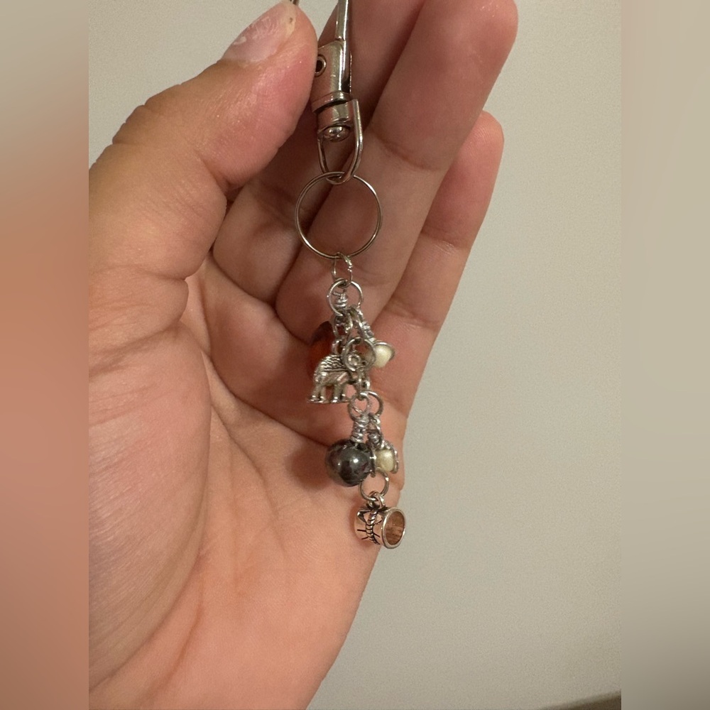 Colorful Beaded Keychain Set (6) - Picture 4 of 7
